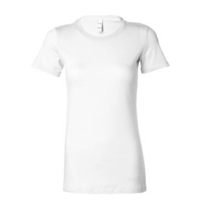 Bella B6004 - Ring Spun T-shirt for Women Blanco