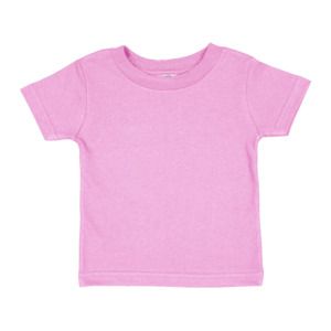 Rabbit Skins 3401 - Infant Short-Sleeve Jersey T-Shirt Rosa