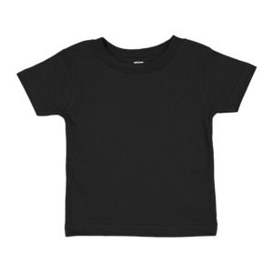 Rabbit Skins 3401 - Infant Short-Sleeve Jersey T-Shirt Negro