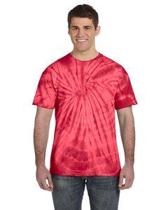 Tie-Dye CD100 - 5.4 oz., 100% Cotton Tie-Dyed T-Shirt Spider Red
