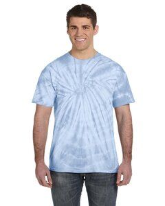Tie-Dye CD100 - 5.4 oz., 100% Cotton Tie-Dyed T-Shirt Spide R Baby Blue