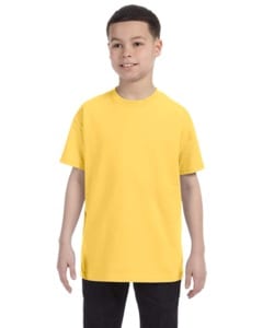 Jerzees 29B - Youth 5.6 oz., 50/50 Heavyweight Blend™ T-Shirt  Island Yellow