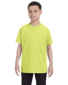 Jerzees 29B - Youth 5.6 oz., 50/50 Heavyweight Blend™ T-Shirt  Seguridad Verde
