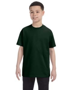 Jerzees 29B - Youth 5.6 oz., 50/50 Heavyweight Blend™ T-Shirt  Verde Oscuro