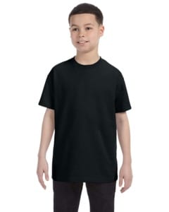Jerzees 29B - Youth 5.6 oz., 50/50 Heavyweight Blend™ T-Shirt  Negro