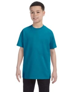 Jerzees 29B - Youth 5.6 oz., 50/50 Heavyweight Blend™ T-Shirt  Cali Blue