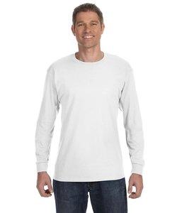 Jerzees 29L - 5.6 oz., 50/50 Heavyweight Blend™ Long-Sleeve T-Shirt  Blanco