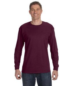 Jerzees 29L - 5.6 oz., 50/50 Heavyweight Blend™ Long-Sleeve T-Shirt  Granate