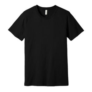 Bella+Canvas 3001C - Jersey Short-Sleeve T-Shirt Negro