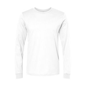 Bella+Canvas 3501 - Men’s Jersey Long-Sleeve T-Shirt Blanco