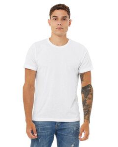Bella+Canvas 3650 - Unisex Poly-Cotton Short-Sleeve T-Shirt Blanco