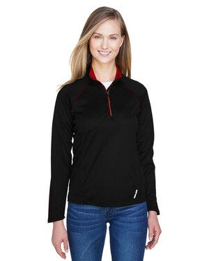 Ash City North End 78187 - Radar Ladies Half-Zip Performance Long Sleeve Top 