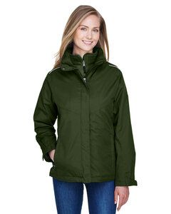 Ash City Core 365 78205 - Region Ladies' 3-In-1 Jackets With Fleece Liner Verde Oscuro