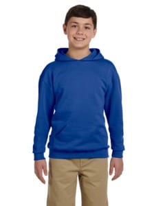 Jerzees 996Y - Youth 8 oz., 50/50 NuBlend® Fleece Pullover Hood  Real Azul