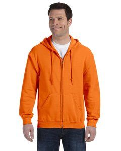 Gildan G186 - Heavy Blend™ Full-Zip Hood Seguridad de Orange