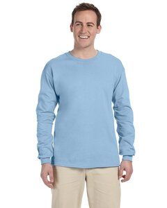 Gildan G240 - Ultra Cotton® Long-Sleeve T-Shirt Azul Cielo