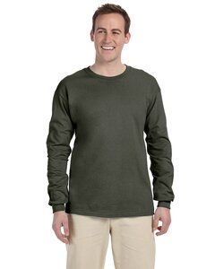 Gildan G240 - Ultra Cotton® Long-Sleeve T-Shirt Verde Militar