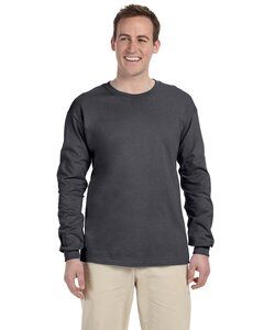 Gildan G240 - Ultra Cotton® Long-Sleeve T-Shirt Oscuro Heather