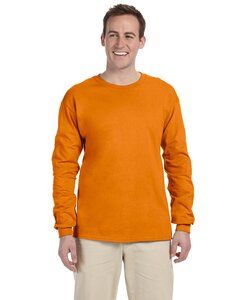 Gildan G240 - Ultra Cotton® Long-Sleeve T-Shirt Seguridad de Orange
