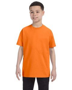 Gildan G500B - Heavy Cotton™ Youth T-Shirt  Seguridad de Orange