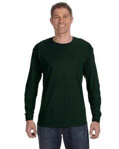 Gildan G540 - Heavy Cotton™ Long-Sleeve T-Shirt Verde Oscuro