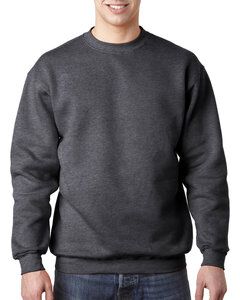 Bayside 1102 - USA-Made Crewneck Sweatshirt Carbón de leña Heather