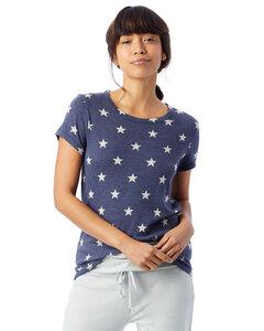 Alternative 1940 - Ladies' Ideal T-Shirt Stars/ Eco Ivory