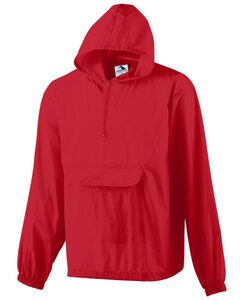 Augusta Sportswear 3130 - Buzo con capucha en un bolsillo Rojo