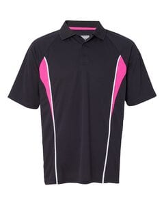 Augusta Sportswear 5023 - Rival Polo Slate/ Power Pink/ White