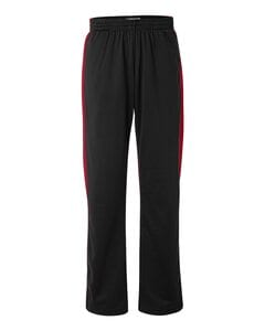 Augusta Sportswear 7752 - Ladies' Brushed Tricot Medalist Pants Black/ Red