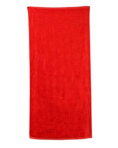 Carmel Towel Company C3060 - Velour Beach Towel Rojo