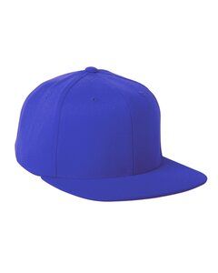 Flexfit 110F - Wool Blend Flat Bill Snapback Cap Azul royal