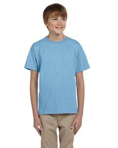 Fruit of the Loom 3930BR - Youth Heavy Cotton HD™ T-Shirt Azul Cielo