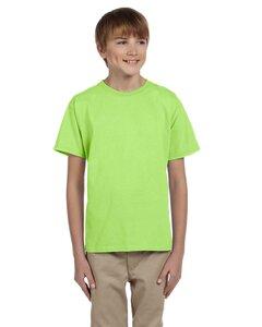 Fruit of the Loom 3930BR - Youth Heavy Cotton HD™ T-Shirt Verde Neón