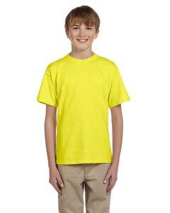 Fruit of the Loom 3930BR - Youth Heavy Cotton HD™ T-Shirt Amarillo neón