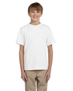 Fruit of the Loom 3930BR - Youth Heavy Cotton HD™ T-Shirt Blanco