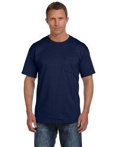 Fruit of the Loom 3930PR - Heavy Cotton HD™ T-Shirt with a Left Chest Pocket J. Navy