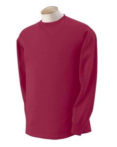 Fruit of the Loom 4930R - Heavy Cotton Long Sleeve T-Shirt Granate