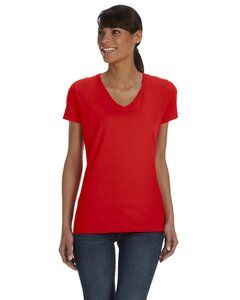 Fruit of the Loom L39VR - Ladies' Heavy Cotton HD™ V-Neck T-Shirt True Red
