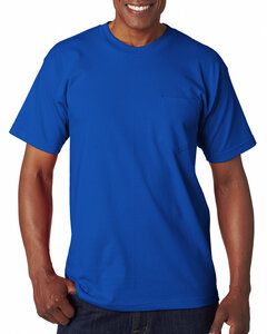 Bayside 7100 - USA-Made Short Sleeve T-Shirt with a Pocket Azul royal