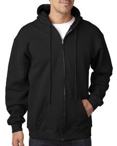 Bayside 900 - USA-Made Full-Zip Hooded Sweatshirt Negro