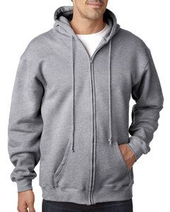 Bayside 900 - USA-Made Full-Zip Hooded Sweatshirt Dark Ash