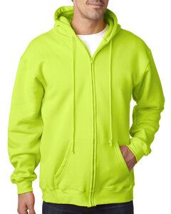 Bayside 900 - USA-Made Full-Zip Hooded Sweatshirt Lime Green