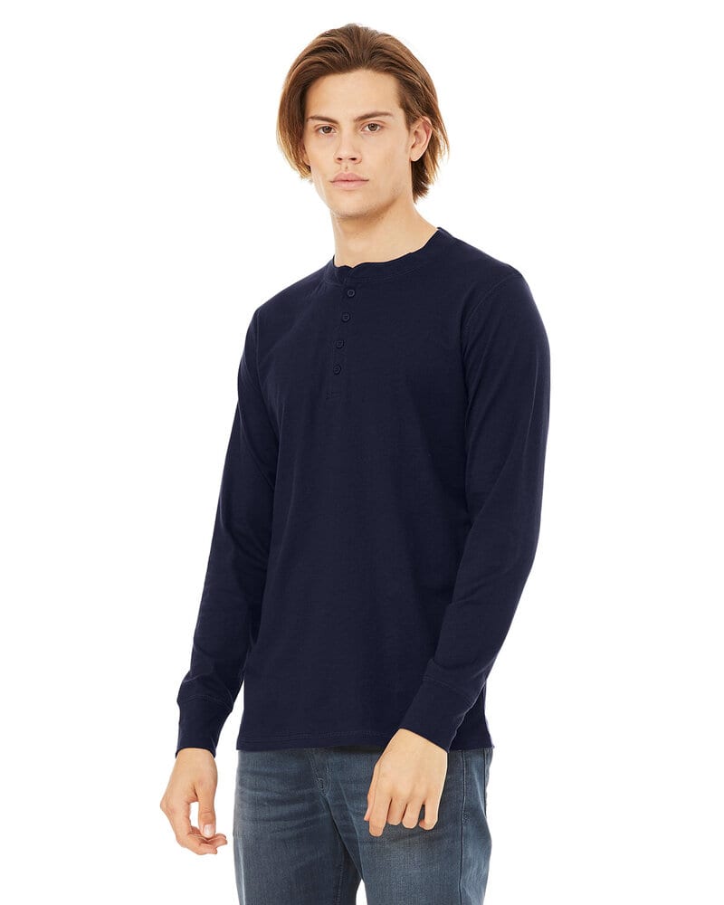 Bella+Canvas 3150 - Long Sleeve Jersey Henley