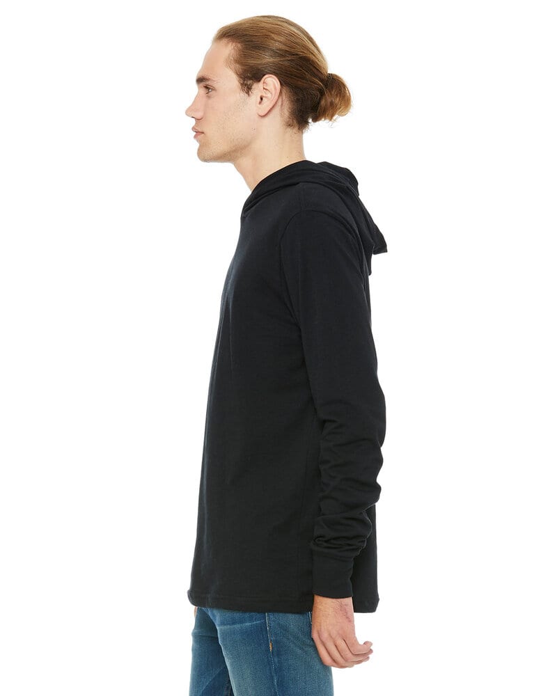 Bella+Canvas 3512 - Unisex Long Sleeve Jersey Hooded T-Shirt