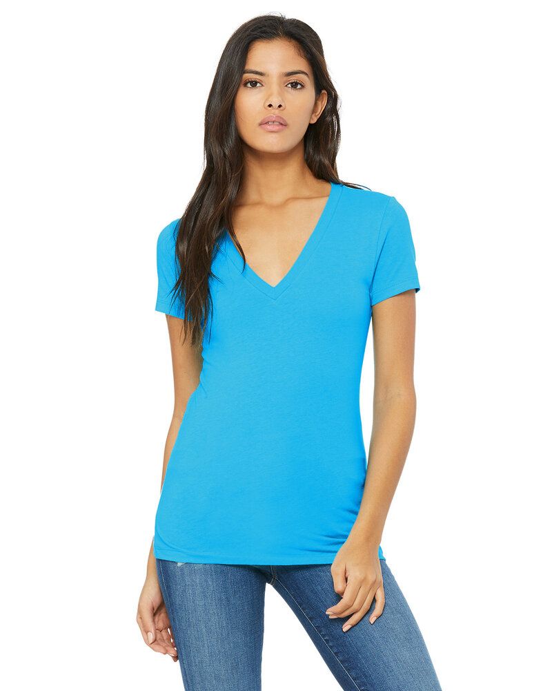 Bella+Canvas 6035 - Remera Jersey con escote en V profundo