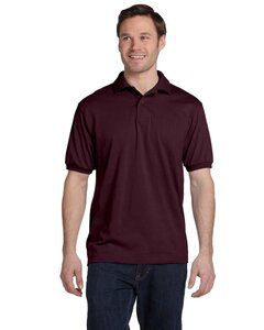 Hanes 054X - Blended Jersey Sport Shirt Granate