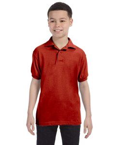 Hanes 054Y - Youth Jersey 50/50 Sport Shirt De color rojo oscuro