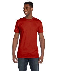 Hanes 4980 - Ringspun Nano-T® T-Shirt De color rojo oscuro