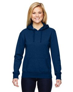 J. America 8860 - Ladies Glitter French Terry Hooded Pullover